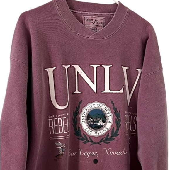 Vintage Galt Sand UNLV Sweatshirt University Las Vegas Large Faded - Picture 4 of 7